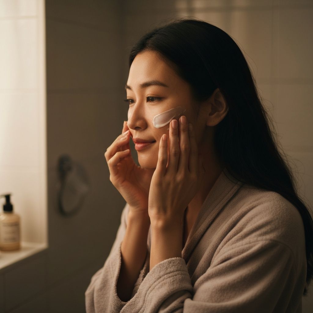 Abendroutine Hautpflege