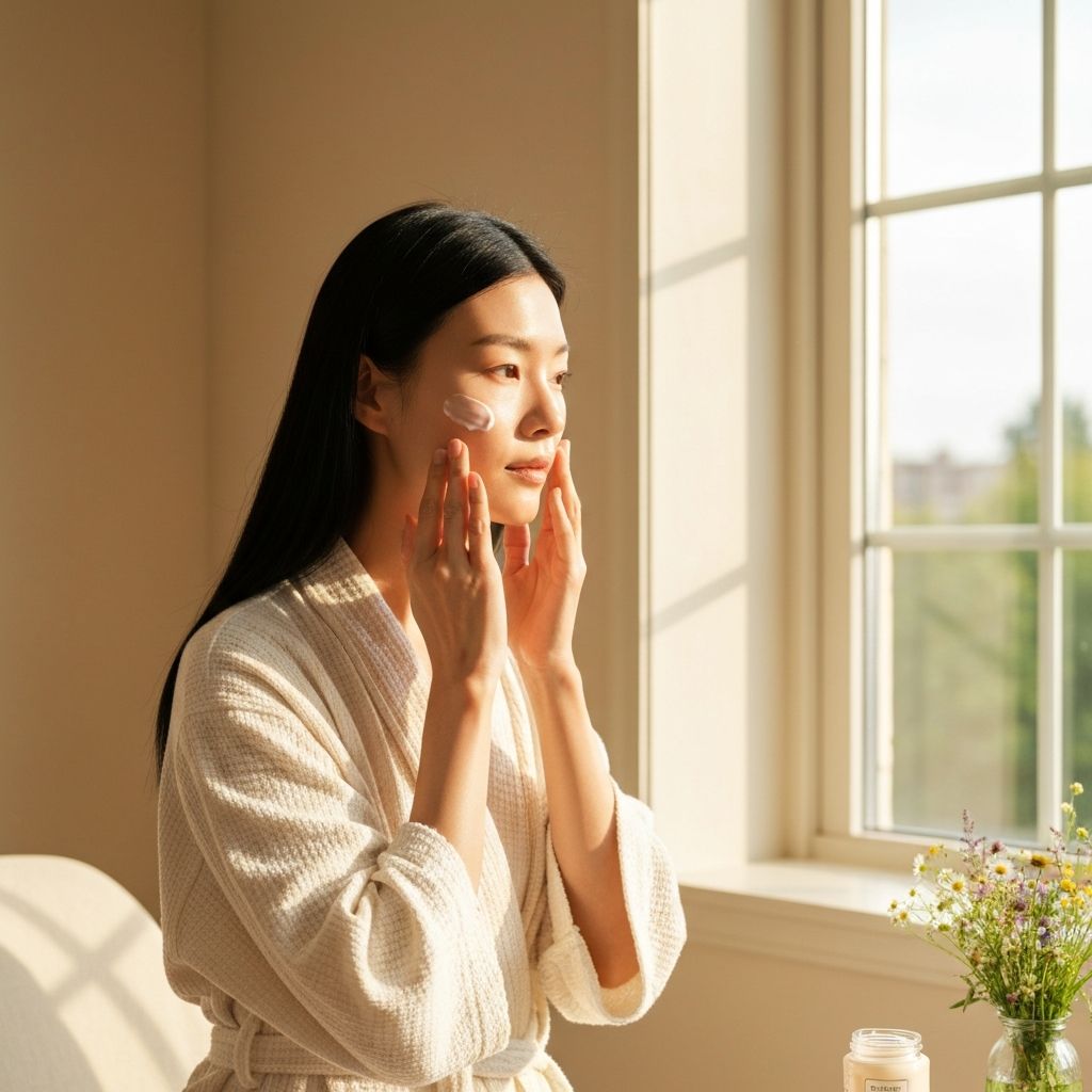 Morgenroutine Hautpflege
